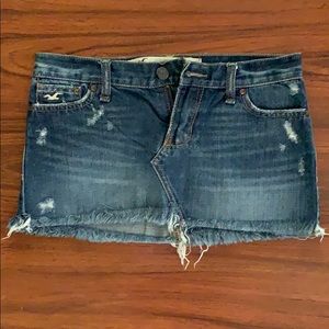Hollister jeans skirt